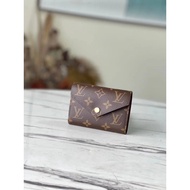 LouisVuitton, LV,,,, 2022 New Style Victorine Tri-Fold Wallet Portable Ladies Short Wallet Foldable 
