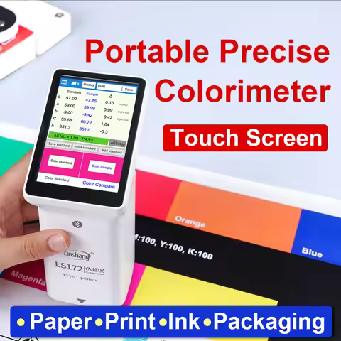 Colorimeter Digital Colormeter Portable Colorimeter Pantone Ral Ncs Color Meter CIE Lab CMYK 45/0 Lo