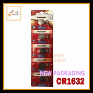 ORIGINAL 5 Pcs Panasonic Lithium Coin CR1632 Battery 5pcs pack (Panasonic Malaysia)