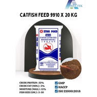 Starfeed 9910 [20KG] - Pellet makanan ikan keli puyu talapia toman  / Ikan Air Tawar