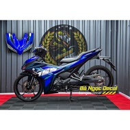 Ex 155 zin sticker, removable sticker for exciter 155 gray-blue GP 2024