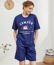 Young Hearts Young Curves French Terry Casualwear Cozy Camper Casual Set C01-S01244
