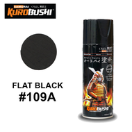 Pilox Samurai 109A FLAT BLACK 400 ml STANDARD Paint Cat Semprot