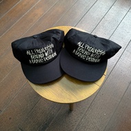 Preace Brave Decision 6 panel cap black Short Brim Cap 6 Panel Cap