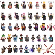 Demon Slayer Action Figure Douma Daki Gyuutarou Kamado Nezuko Gyokko Building Block Collection Toys 