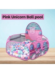 粉色獨角獸球池（海洋球不包含在內）