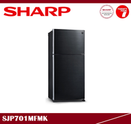 [ Delivered by Seller ] SHARP Gross 670L 2 Door Pelican Refrigerator / Fridge / Peti Sejuk SJP701MFMK