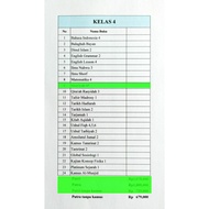 Buku Paket Kelas 4 KMI Gontor Putra - Putri (Free Tas Sandal/Sepatu Gontor)