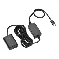 [topksg] Andoer DC Coupler Dummy Battery and USB-C Type-C AC Converter Power Adapter Cable for NP-FW