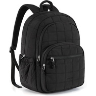 BAGSMART Academy Backpack, Women's Backpack, Black, M, Women's Backpack