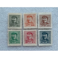 Chinese Stamps 1949 6 Stars In Total.