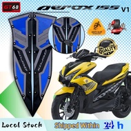 Aerox 155 V1 Motorcycle Accessories 2016 to 2019 Anti-Slip Aerox Footrest / Aerox 155 V2 Carpet