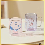 BO CUISINE Snoopy Two-Tone Heat-Resistant Glass Mug 465ml