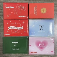 IVE Fu Pizza Card 7.0 8.0 9.0 Endorsement Zhang Yuanying Photo Yuanqiu An Lian Li Rui Unopened