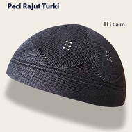 Kopiah Rajut Turki - Peci Rajut Turki - Perlengkapan Shalat Peci - Rajut Baceno