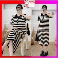 Gown Dress Shirt Collar Straight Shape Horizontal Zip Design Office Going Out Wear At Home HN0279 Ma