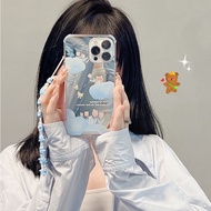 Mirror bear Phone Case Huawei /P30/P40/P30pro/P40pro Chaincase Silicone Cover