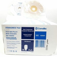 [EXP:01/2030] CONVATEC STOMADRESS PLUS TRANSPARENT DRAINABLE POUCH (19-64MM) REF:420591 (1 box)