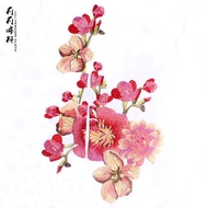 Hand Sewing Embroidered Patch Clothing Flower Large Patch for Accessories Ethnic Decorative Flower 0