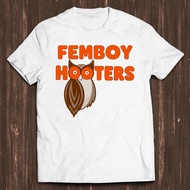 Femboy Hooters T Shirt Owl Boobs America USA  Bird Logo Cool Gift Tee C458