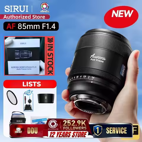 SIRUI 85mm F1.4 Camera Lens Full Frame Auto Focus Lens For Sony E Nikon Z Fujifilm X Mount Cameras
