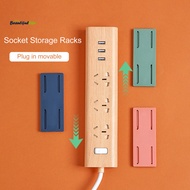 beautifullife  Cable Management Fixer Power Strip Holder Set 5pcs Power Strip Holder Self-adhesive W