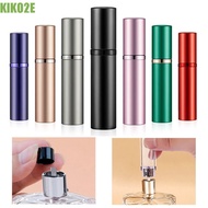 KIKO2E Bottom Filling Perfume Bottle, 5ml Matte Spray Bottle, Portable Aluminum Refillable Bottle Lu