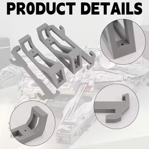 DIY Building Block Wall Display Bracket Wall Mount Holder for Lego UCS Millennium Falcon 75192