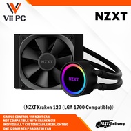 NZXT Kraken 120 RGB with120MM Liquid Cooler(LGA 1700 Compatible)