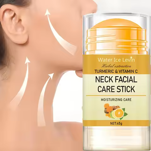 Turmeric&Vitamin C Neck Facia Care Wrinkle Lines Lifting Whitening Tighten Double Chin Anti-age Reju
