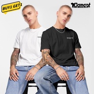 DAILY_B1T1(TSR) 1.0 W/ LOGO Men's T-Shirts - Round Neck Soft Fitted Tees Fresh Classic Tshirts