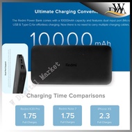 {Latest} Xiaomi Redmi Powerbank 10000mAh Fast Charging 10W Portable Charger Redmi Power Bank - PB100LZM
