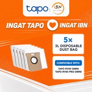TP-Link Tapo RVA210 Robot Vacuum Disposable Dust Bag (5 Keping) Untuk Tapo RV50 Pro Omni & Tapo RV50