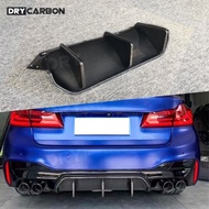 On sale Dry Carbon Fiber Rear Bumper Lip Diffuser for BMW 5 Series F90 M5 2017 2018 2019 FRP Rear Li
