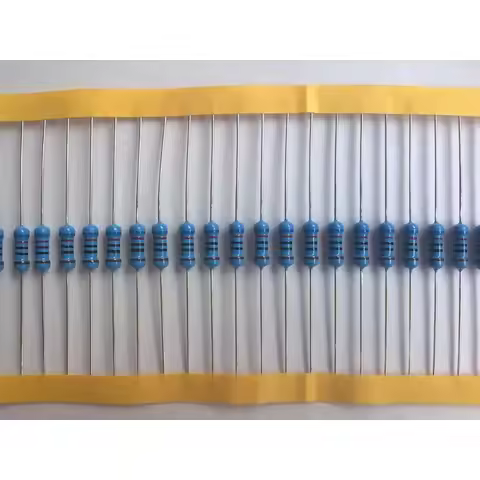 100pcs 1k ohm 1/4W 1k Metal Film Resistor 1kohm 0.25W 1% ROHS