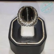 Natural Silimanite Cat Eye Gemstone Ring