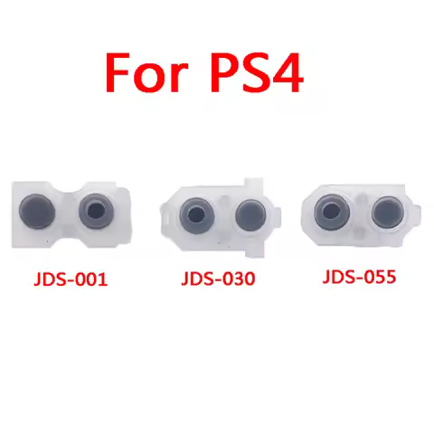 50PCS Conductive Rubber Pad For PS4 ProSlim JDM JDS 001 011 020 030 L1 R1 L2 R2 Rubber Silicon Condu