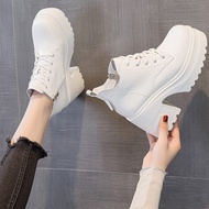 Giày Bốt Nữ Da Thật Đế Cao 10M B750-4363