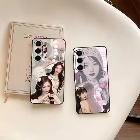 Famous Korea Kpop I-Ive Phone Case For Samsung S 24 Fe 25 Ultra Plus 20 Lite 21 30 22 23 24 22 Ultra