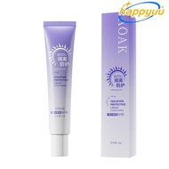 HAPPYUU Isolation Protection Cream, Brighten Concealer Sun Protection Cream,  Moisturizing Invisible