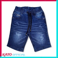 Celana Pendek Jeans Anak Laki-Laki//Celana Anak Keren//Jeans polos Pendek Terbaru KATO