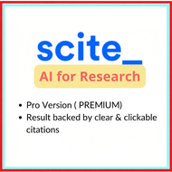 Scite AI Premium Research Paper Literature Review Smart Citations Student Helper