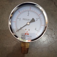 Pressure gauge manometer forbes 4" 0-4 kg/cm2 0-60 lb/in2