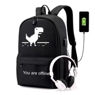 Crazy Programmer Backpack Programmer Ape Pole Guest Code GITHUB Schoolbag Male Primary School Studen
