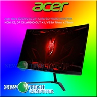 ACER NITRO ED270U S3 / ED270US3 27" CURVED GAMING MONITOR ( 27" VA WQHD / 1MS / 180HZ / FREESYNC / H