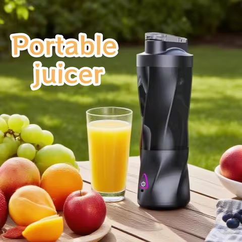 Portable Electric Mixer Juicer USB Rechargeable Mini Fruit Mixer Smoothie Manufacturer Personal Use 