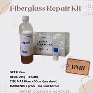 FIBERGLASS REPAIR KIT (250g resin size)