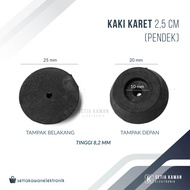 (2 pcs) Kaki Karet 25 cm -Pendek- (PVC) Box Speaker / Power / Amplifier / Salon Speaker / Audio / So