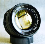 【悠悠山河】收藏級 富岡頭 Mamiya Sekor 55mm F1.4 Auto M42 無刮無霉無霧無塵 通透明亮