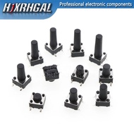 50PCS 6X6X4.3/5/6/7/7.3/9/10mm Light touch button switch micro action 6 * 6 * 4.3mm 5mm 6mm 7mm powe